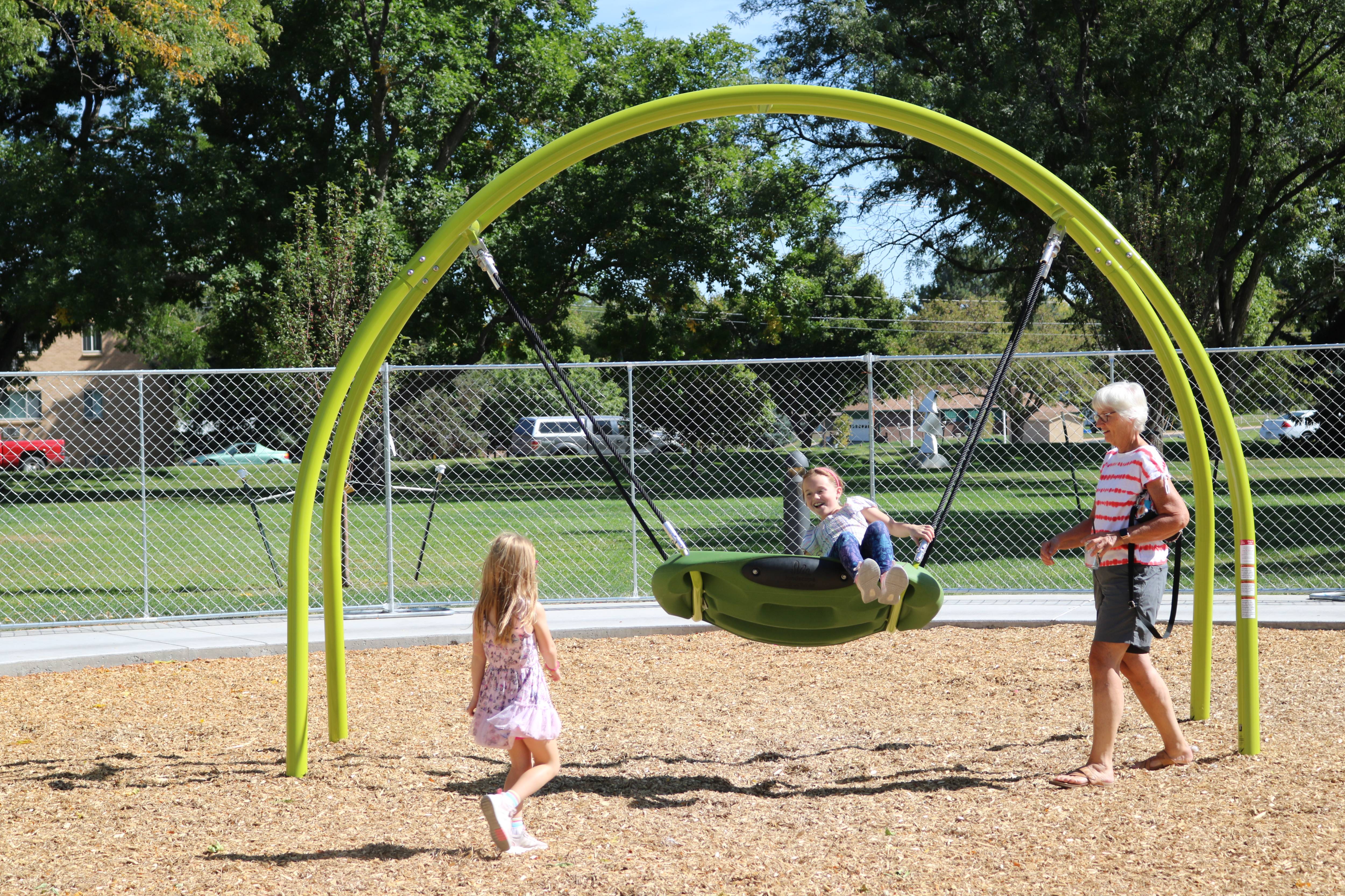 Centennial Park bowl swing