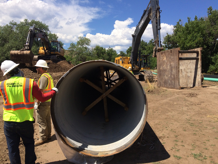 Greeley's Bellvue Pipeline construction