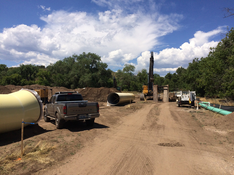 Greeley's Bellvue Pipeline construction