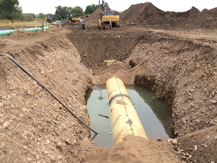 Greeley's Bellvue Pipeline construction