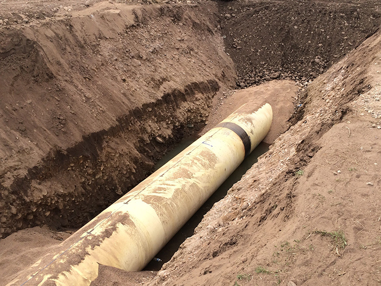 Greeley's Bellvue Pipeline construction