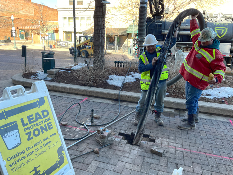 Greeley Water and Sewer workers in action