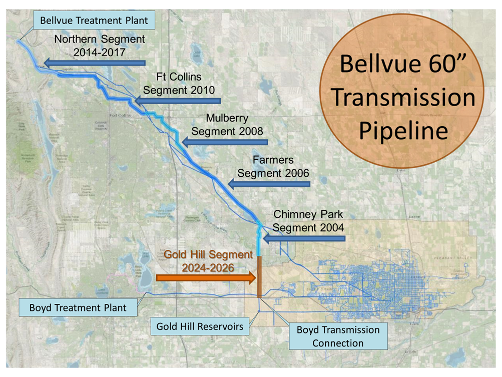 Bellvue Pipeline Map